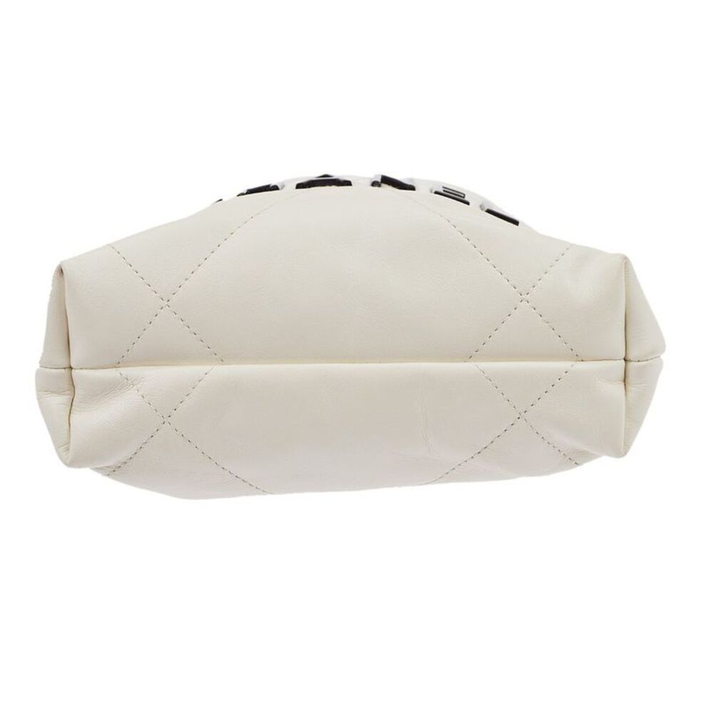 Chanel 22 Chain Hobo Quilted Shaded Calfskin White Leather Shoulder Bag Bag - Picture 3 of 9